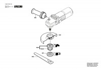 Bosch 3 603 C99 000 Pws 550 Angle Grinder 230 V / Eu Spare Parts